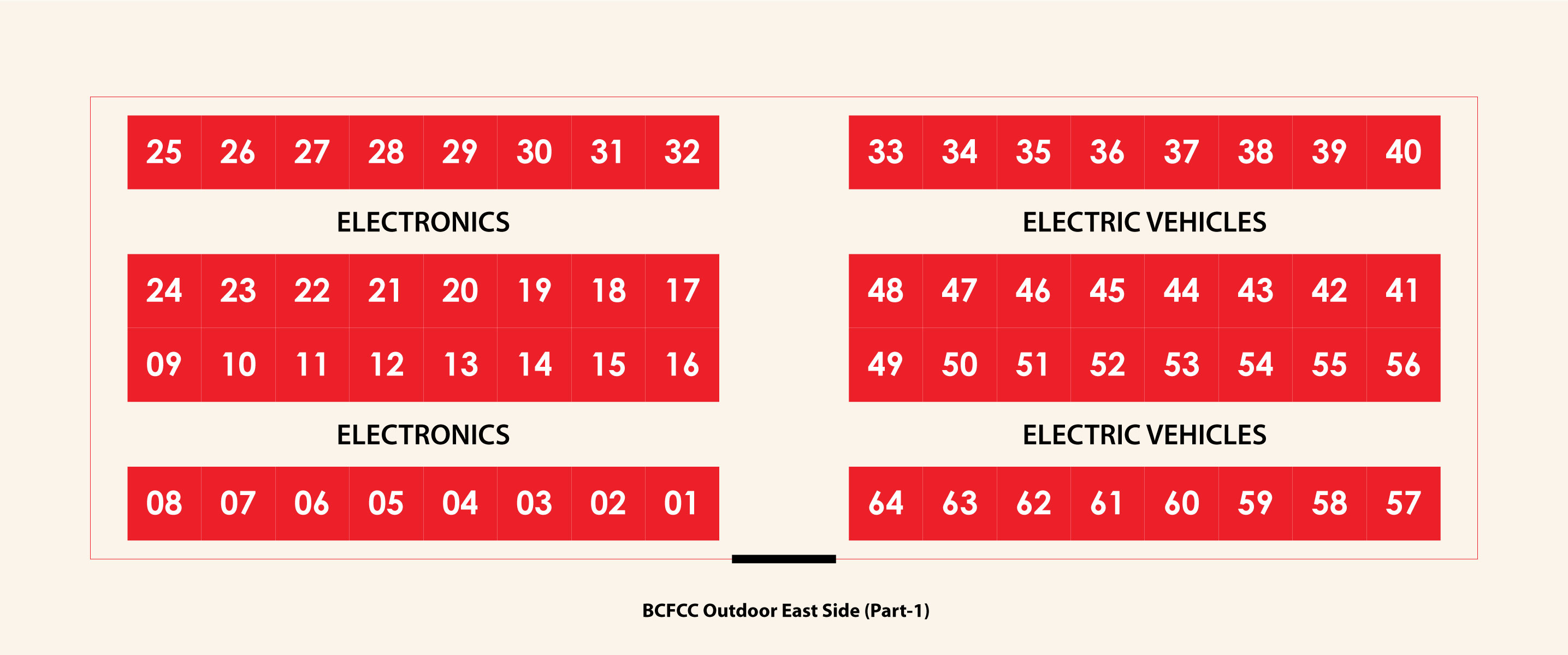 Layout of Dhaka Discount Fest venue - part 5