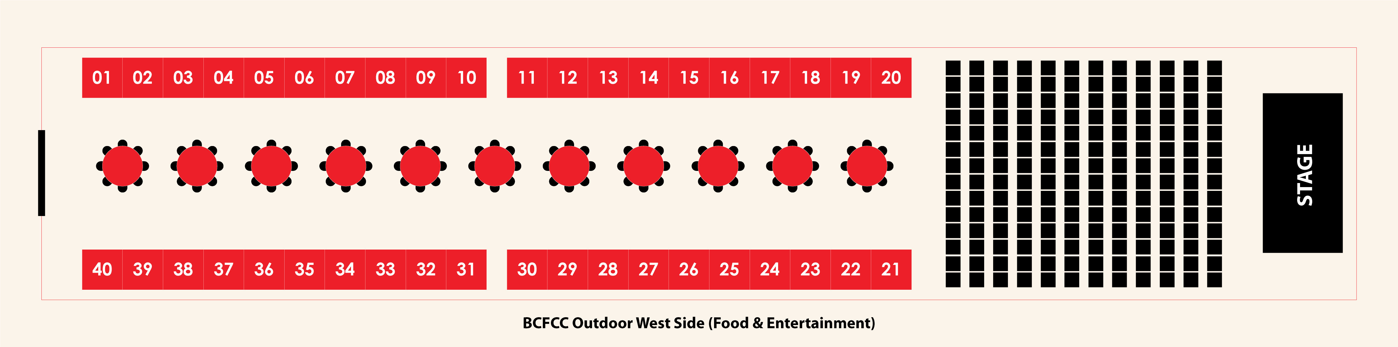 Layout of Dhaka Discount Fest venue - part 7